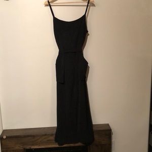Spaghetti-strap Black summer dress